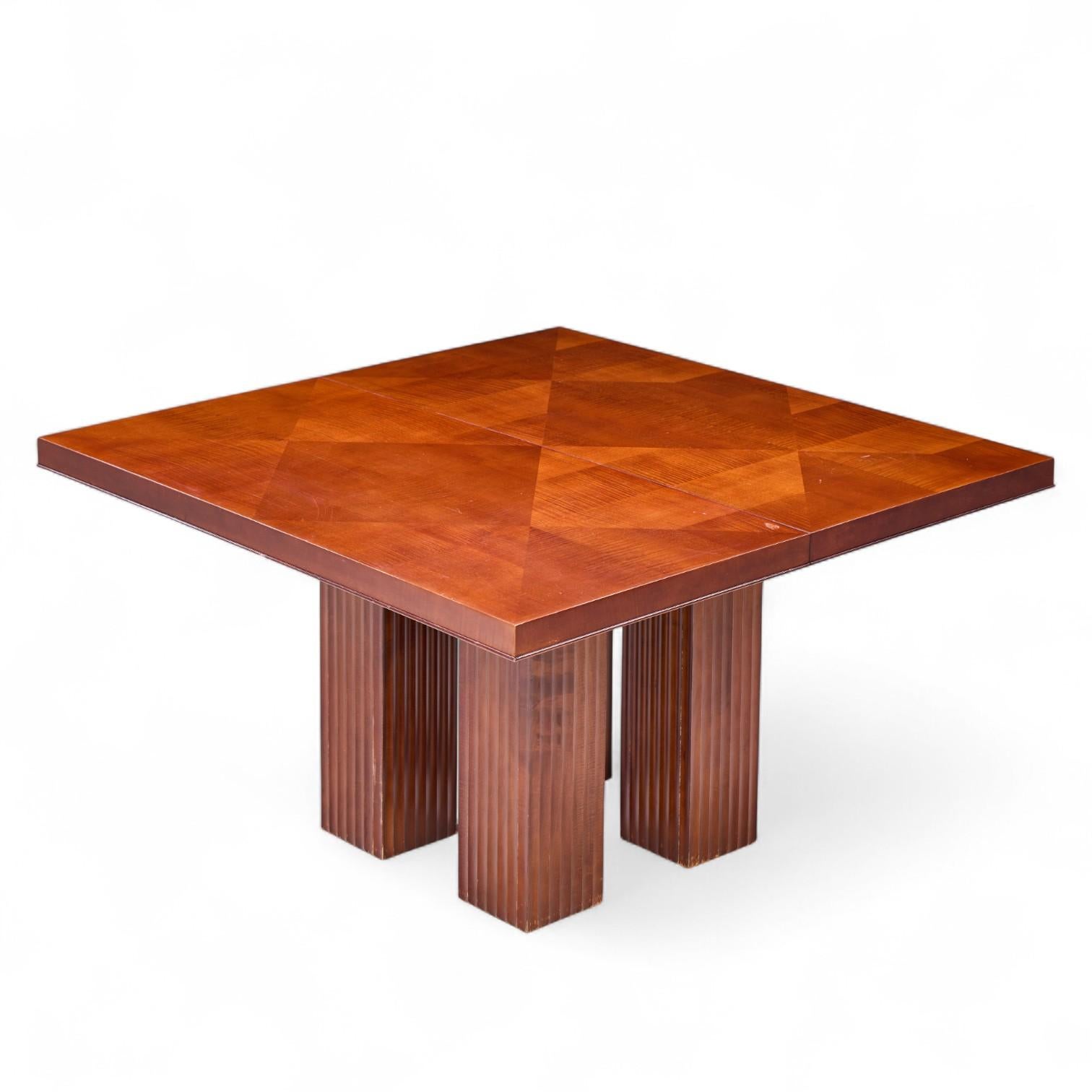 Michael Vanderbyl para Baker Mesa de comedor extensible arquetipo caoba - 1 hoja en venta 2