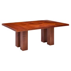 Michael Vanderbyl for Baker Archetype Mahogany Expanding Dining Table - 1 Leaf