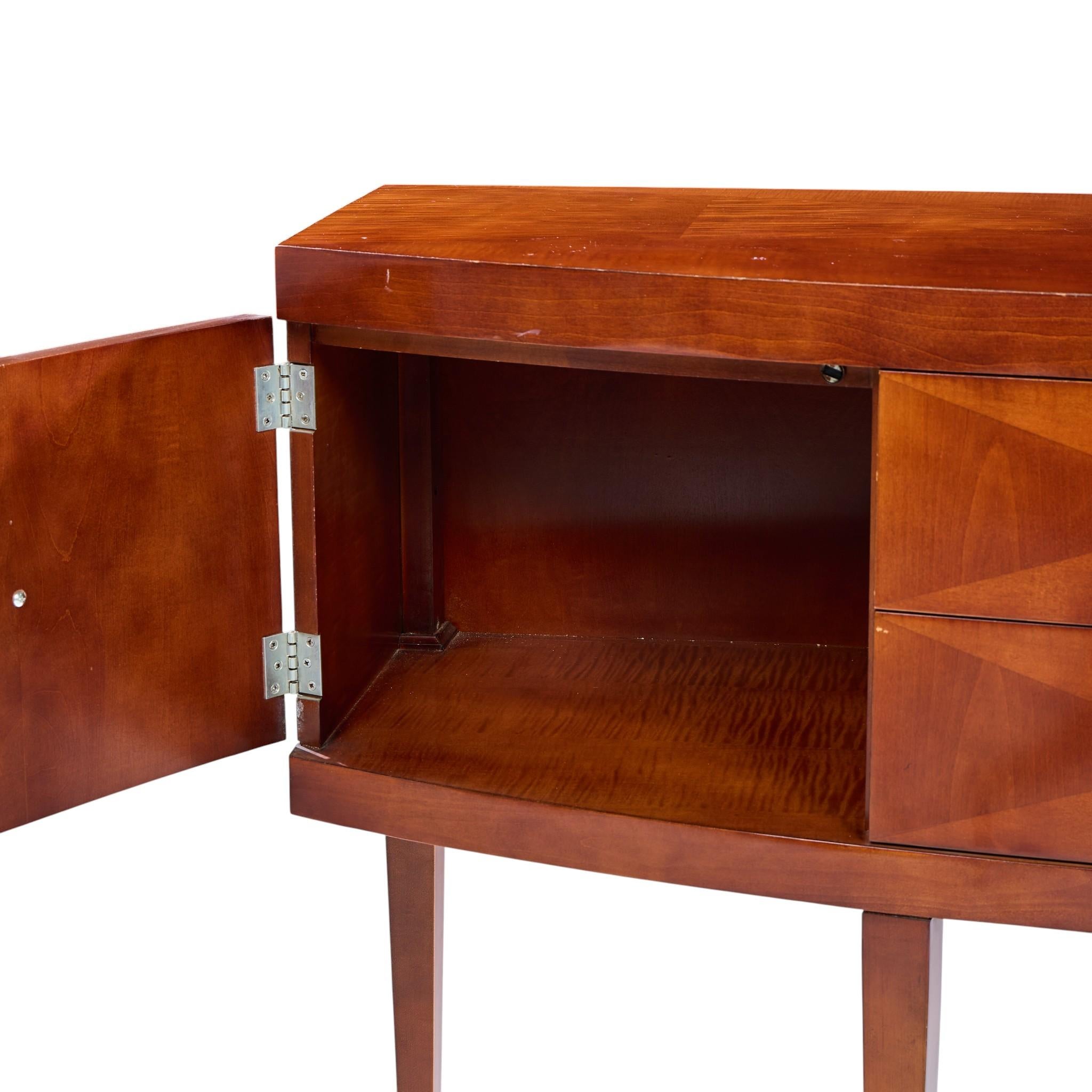 20th Century Michael Vanderbyl for Baker Furniture Archetype Mahogany Console Credenza For Sale