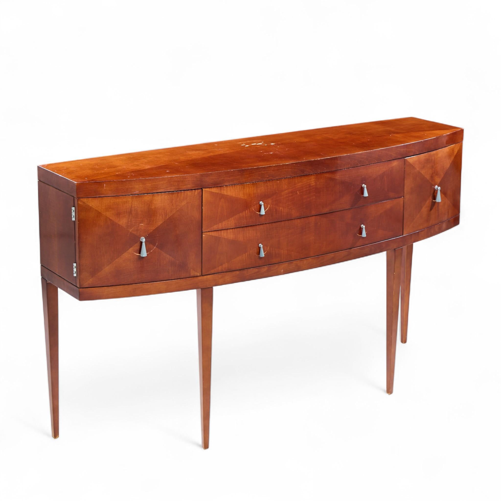 Michael Vanderbyl for Baker Furniture Archetype Mahogany Console Credenza For Sale 2