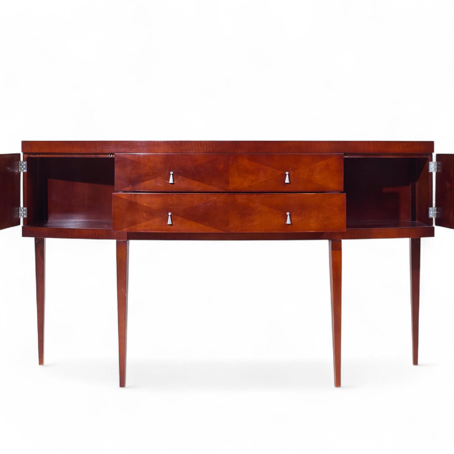 20th Century Michael Vanderbyl for Baker Furniture Archetype Mahogany Credenza For Sale