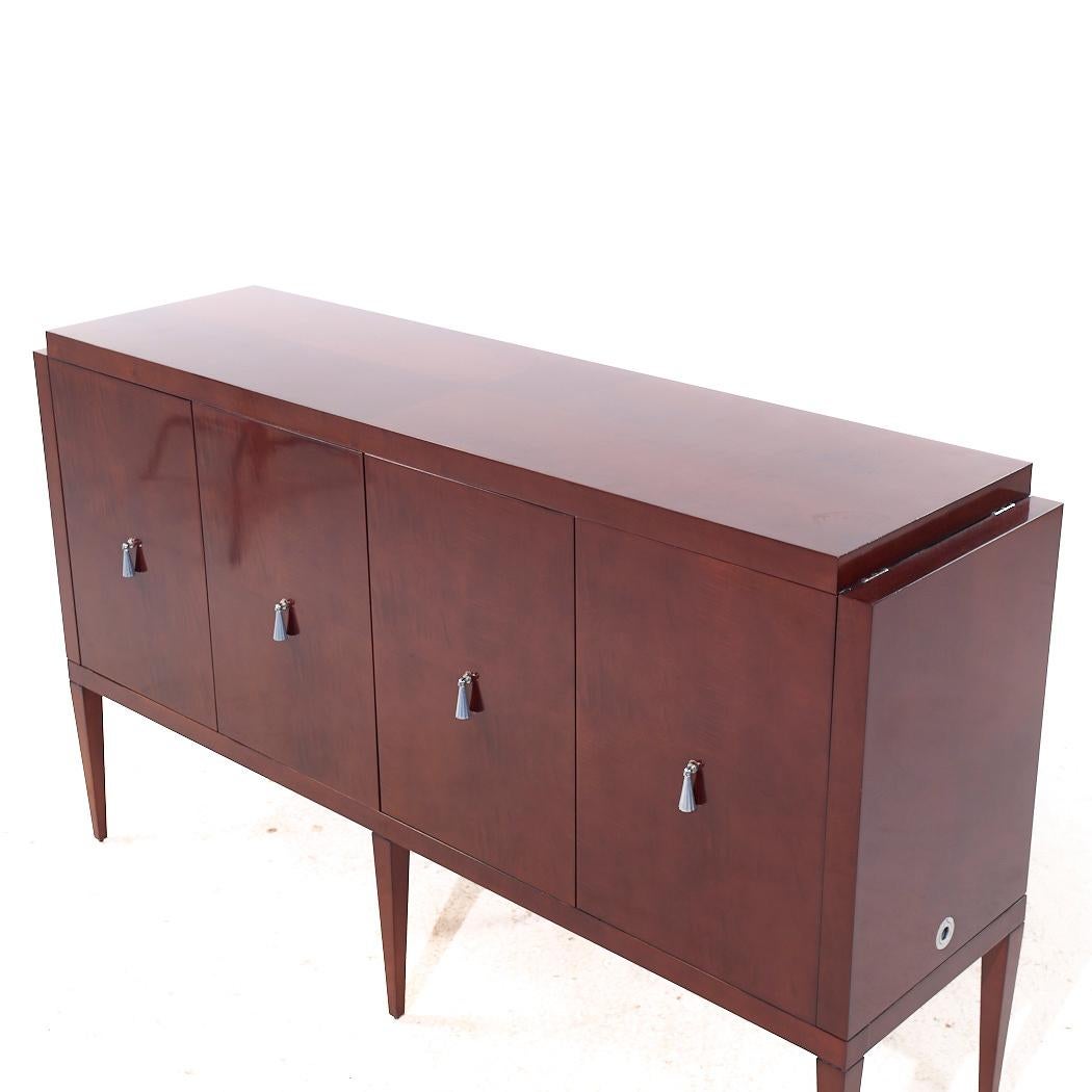 Mogano Michael Vanderbyl per Baker Furniture Archetype Credenza in mogano in vendita