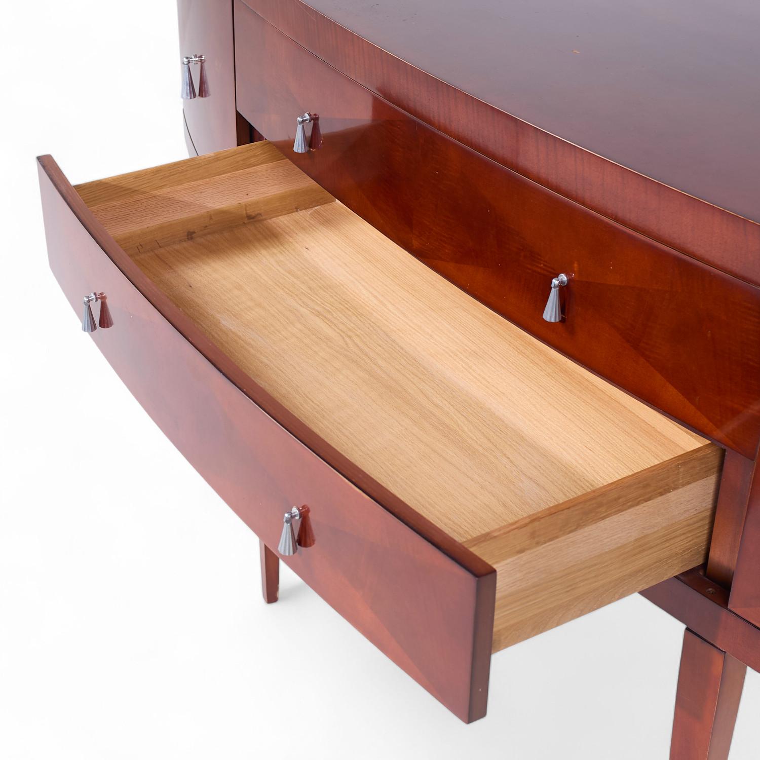 Michael Vanderbyl for Baker Furniture Archetype Mahogany Credenza For Sale 2