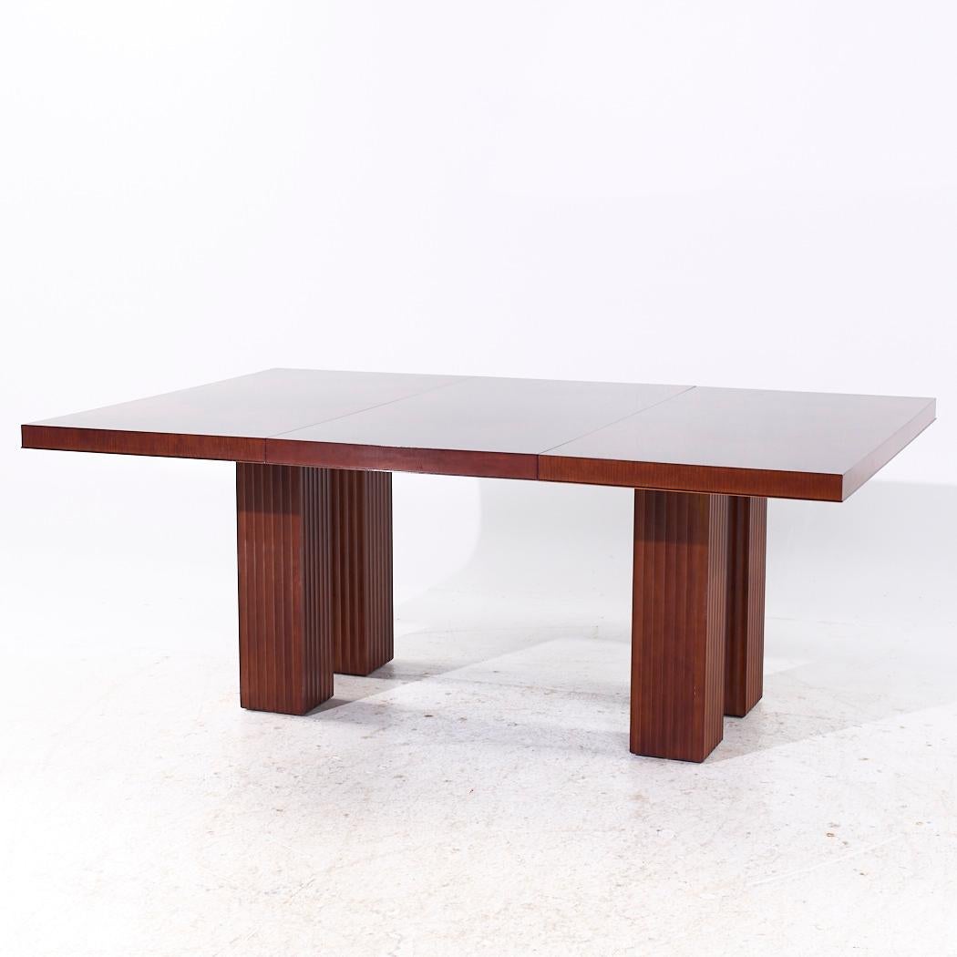 Michael Vanderbyl for Baker Furniture Archetype Mahogany Dining Table 7
