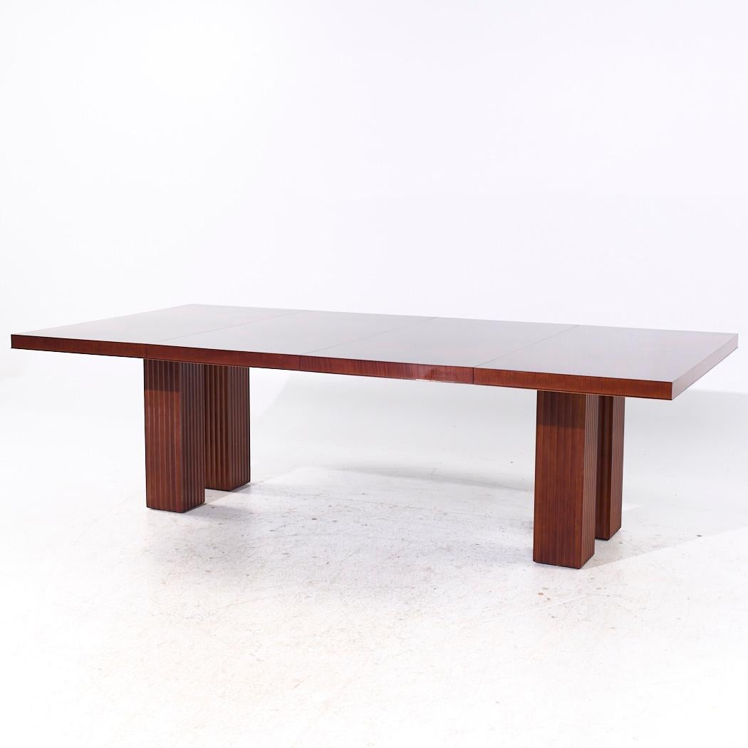 Modern Michael Vanderbyl for Baker Furniture Archetype Mahogany Dining Table