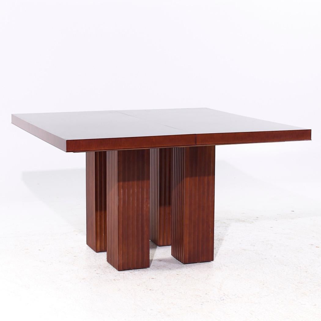 Michael Vanderbyl for Baker Furniture Archetype Mahogany Dining Table In Good Condition In Countryside, IL