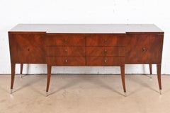 Michael Vanderbyl Moderne Regency-Sideboard-Anrichte oder Buffet aus geflammtem Mahagoni