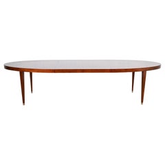 Michael Vanderbyl Modern Regency Mahogany Table à manger à rallonge en acajou