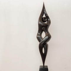 Entwined, Contemporary Bronze Sculpture, edition 1 of 10