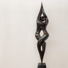 Entwined, Zeitgenössische Bronzeskulptur, Ausgabe 1 von 10