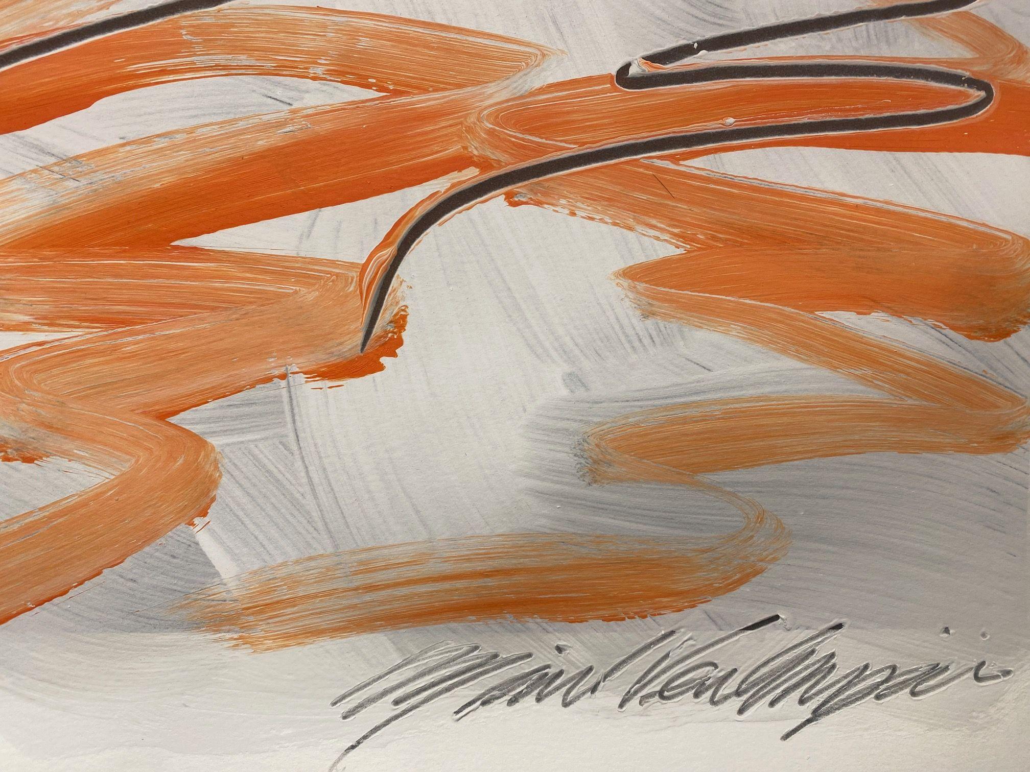 Abstract Wall Art Drawing/Painting #01012023, Mixed Media on Watercolor Paper 3