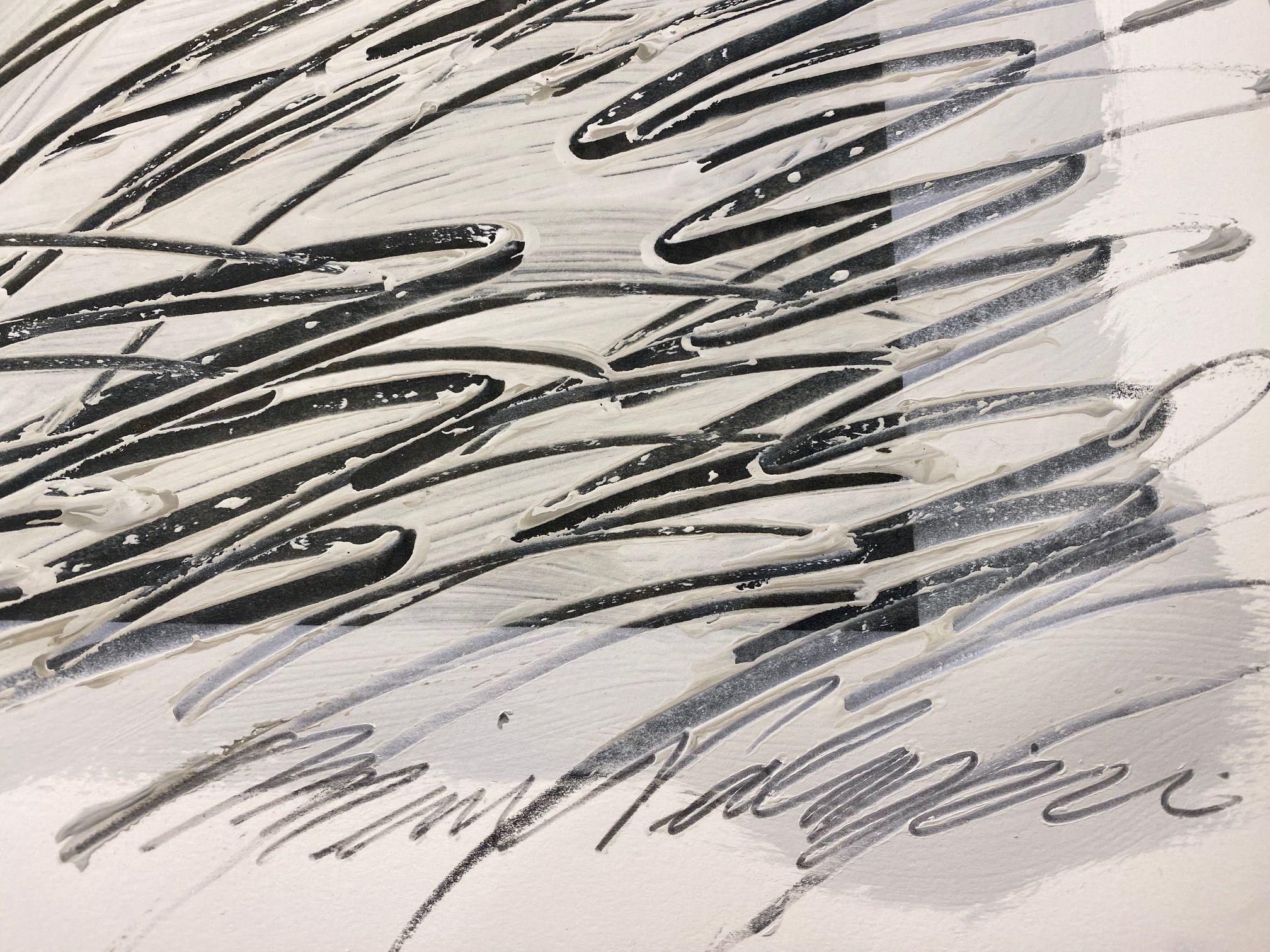 Abstract Wall Art Drawing/Painting #01052023, Mixed Media on Watercolor Paper 2