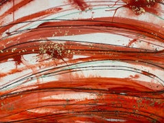 Abstract Wall Art Drawing/Painting #08232022, Mixed Media on Watercolor Paper