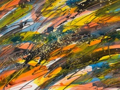 Abstract Wall Art Drawing/Painting #08262022, Mixed Media on Watercolor Paper