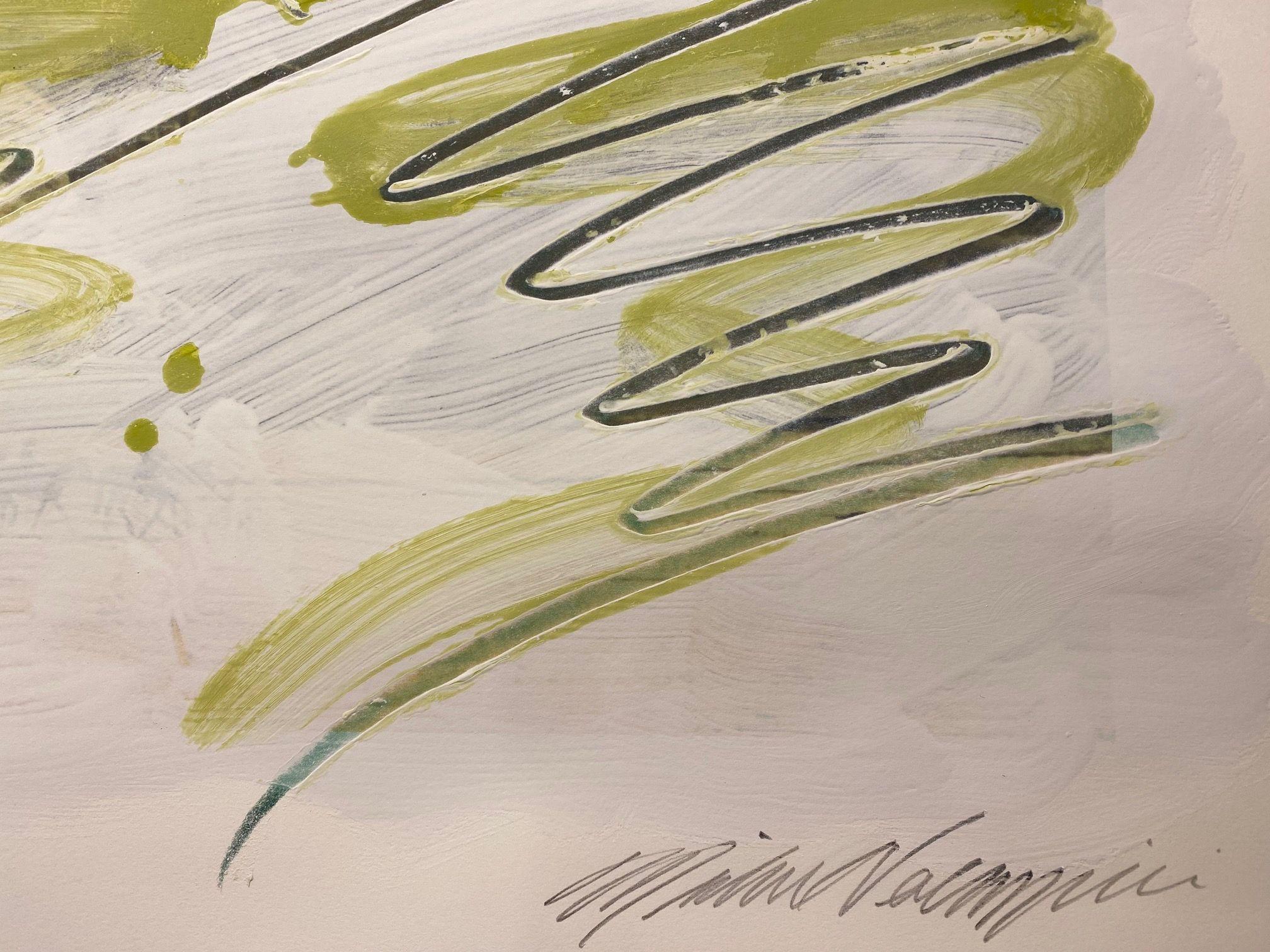 Dipinto a mano/disegno originale unico nel suo genere su carta acquerello Archival 100% cotone :: Mixed Media :: Espressionismo astratto :: Questo pezzo viene fornito con un certificato ufficiale di autenticità firmato dall'artista :: Pronto da