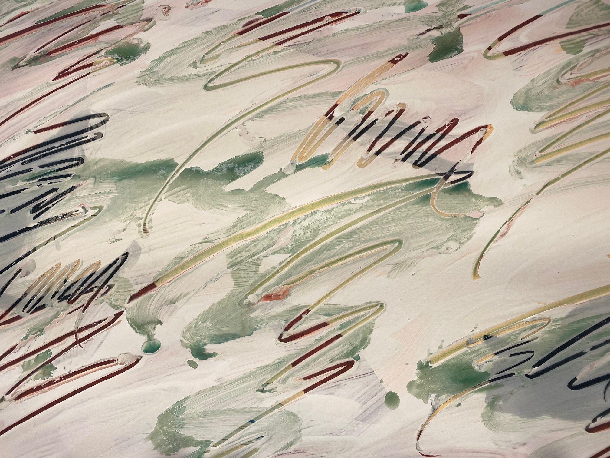 Arte mural abstracto Dibujo/Pintura #12192022, Técnica mixta sobre papel de acuarela - Mixed Media Art Abstracto de Michael Verlangieri