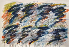 Abstract Wall Art Painting #6182021, Mixed Media on Paper