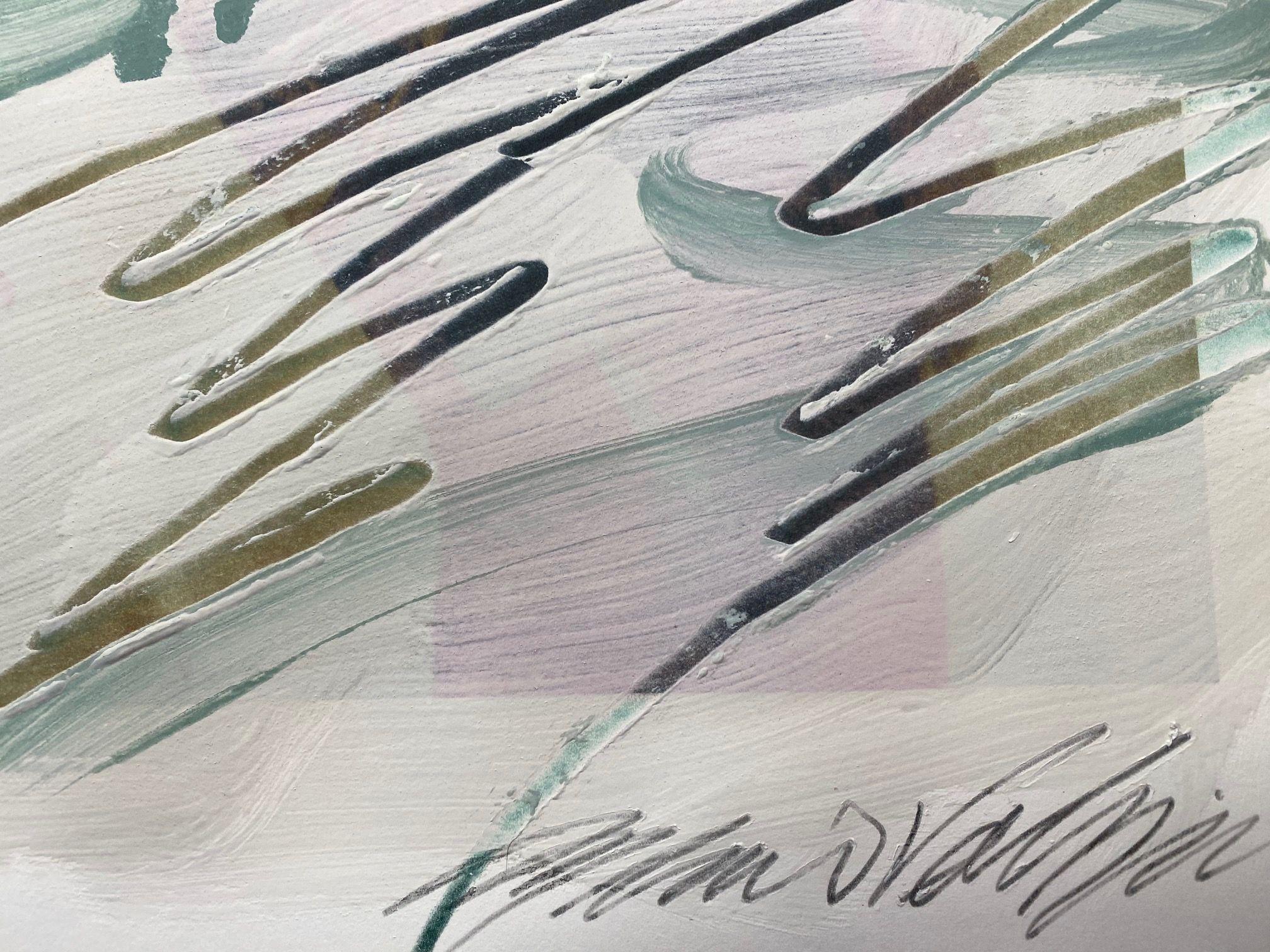 Dipinto/disegno a mano unico nel suo genere, originale su carta acquerello Archival 100% cotone :: Pittura :: Astratto :: Questo pezzo viene fornito con un certificato ufficiale di autenticità firmato dall'artista :: Pronto da appendere: No ::