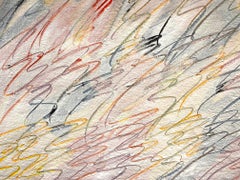 Painting on Handmade Paper #7072020, Painting, Acrylic on Paper