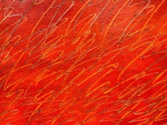 Painting on Handmade Paper #7152020, Painting, Acrylic on Paper