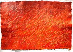 Pintura sobre papel hecho a mano #7152020, Pintura, Acrílico sobre papel