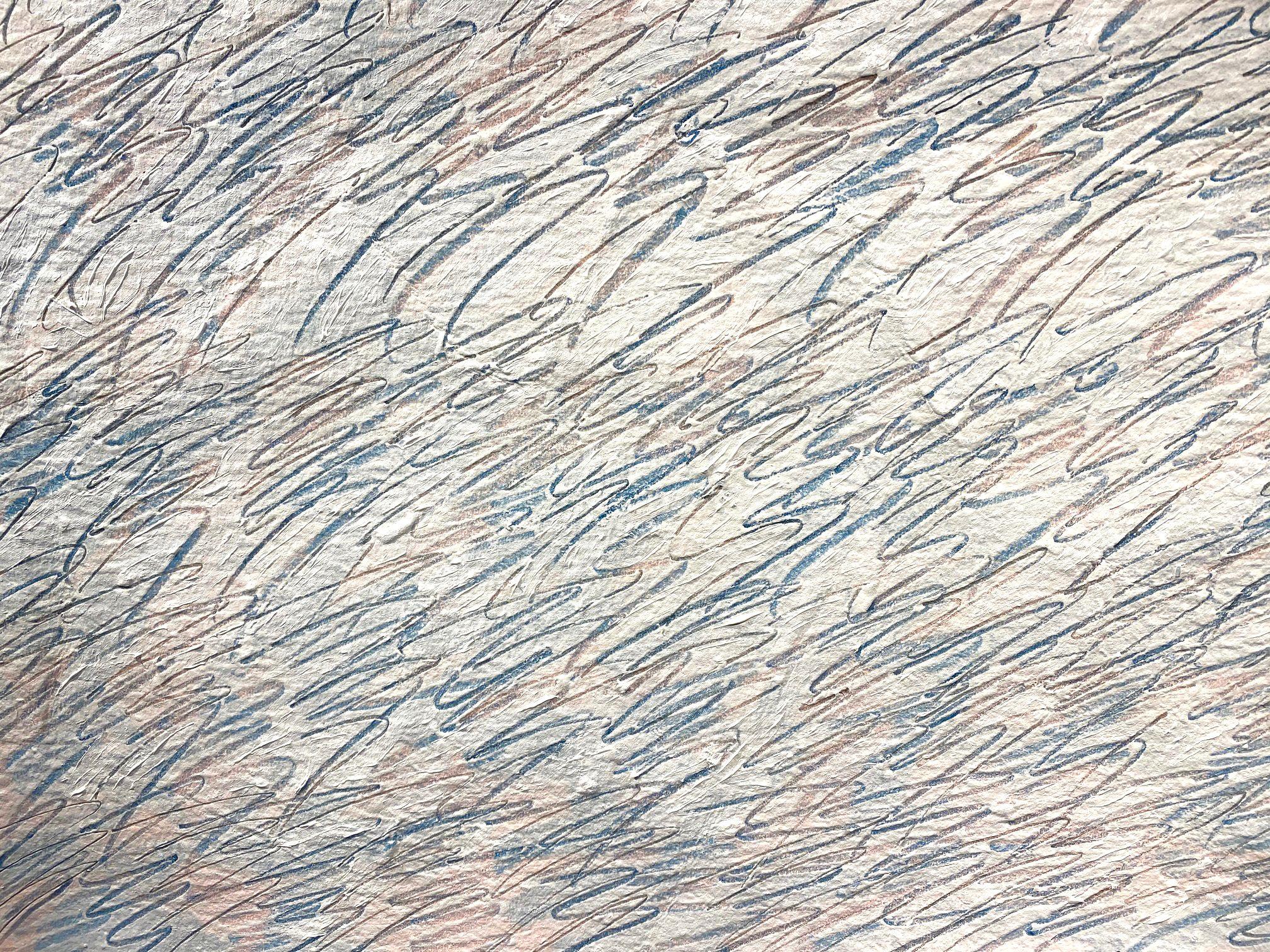 Un original dibujado y pintado a mano en papel 100% algodón hecho a mano por el artista Michael Verlangieri. :: Pintura :: Expresionismo Abstracto :: Esta obra viene con un certificado oficial de autenticidad firmado por el artista :: Lista para