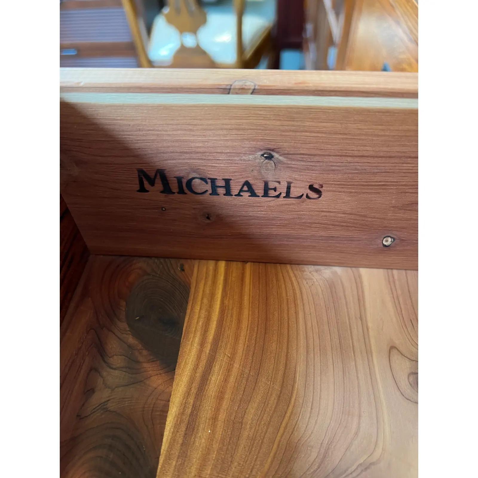Michael Vermillion for Restoration Hardware Mission Style Chest Golden Oak Cedar 4