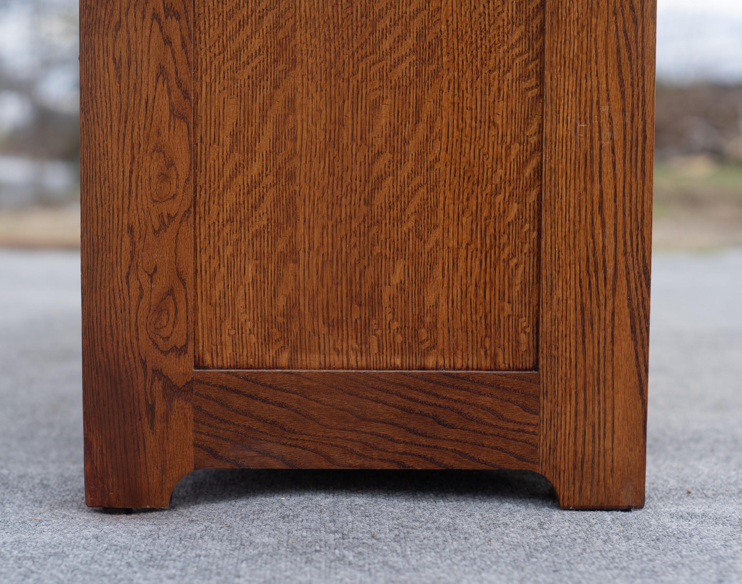 Michael Vermillion for Restoration Hardware Mission Style Chest Golden Oak Cedar 10