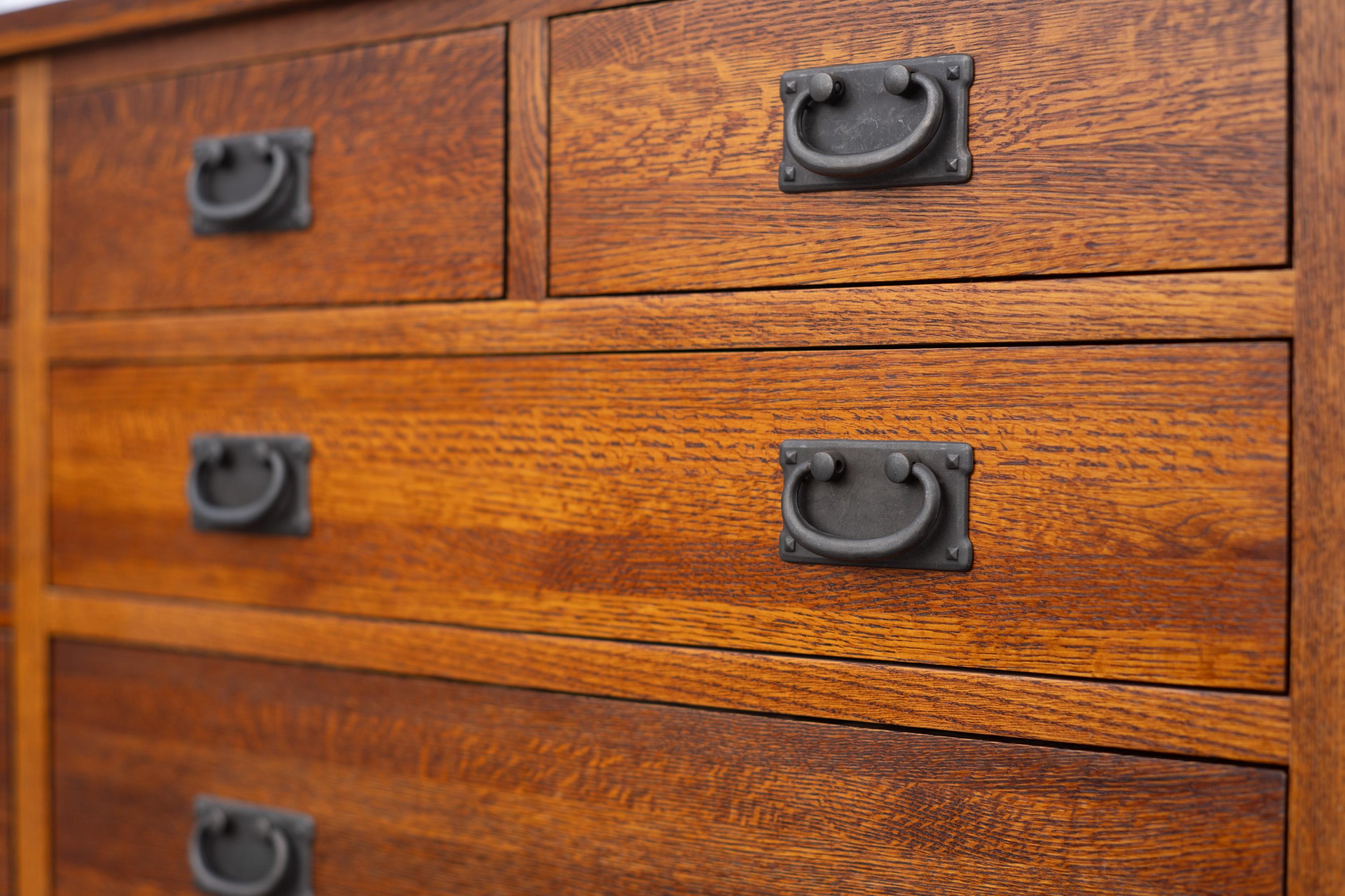 Michael Vermillion for Restoration Hardware Mission Style Chest Golden Oak Cedar 12