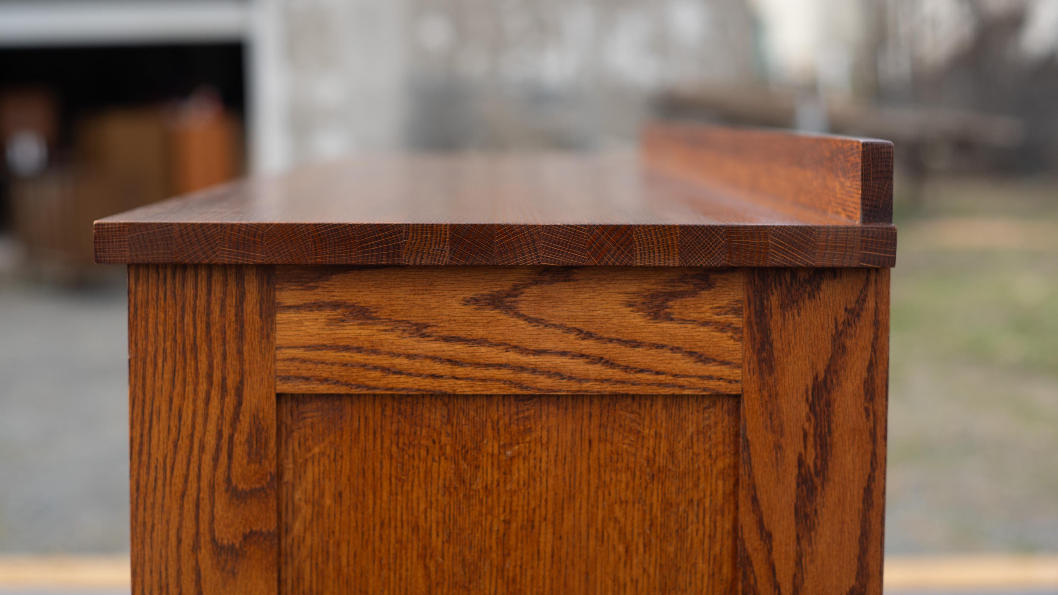 Michael Vermillion for Restoration Hardware Mission Style Chest Golden Oak Cedar 13