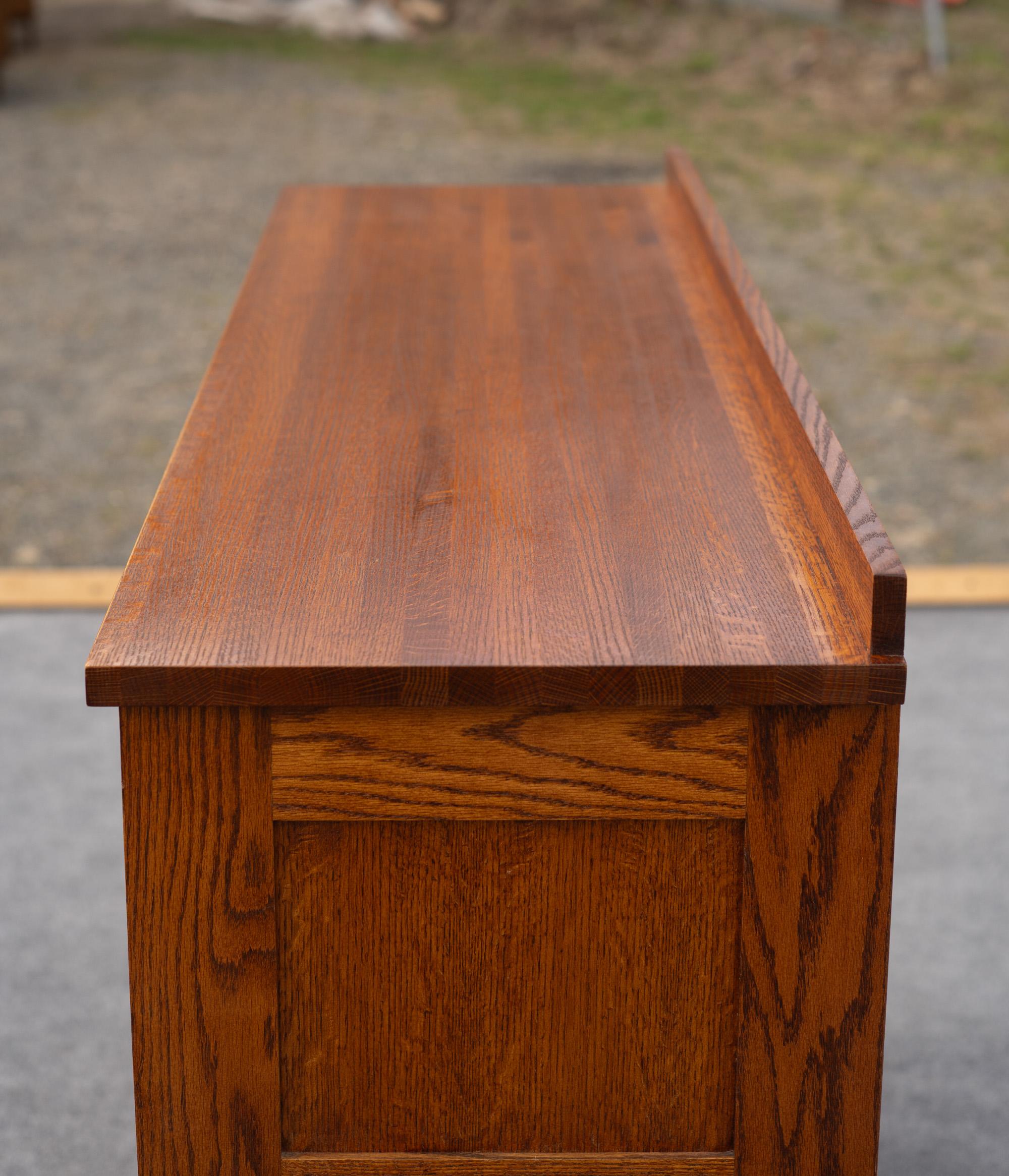Michael Vermillion for Restoration Hardware Mission Style Chest Golden Oak Cedar 14