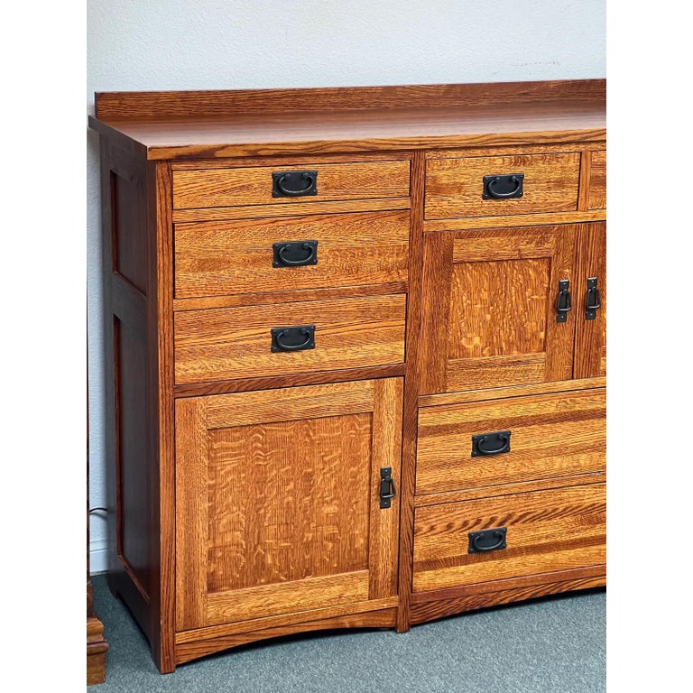 Michael Vermillion for Restoration Hardware Mission Style Chest Golden Oak  Cedar at 1stDibs