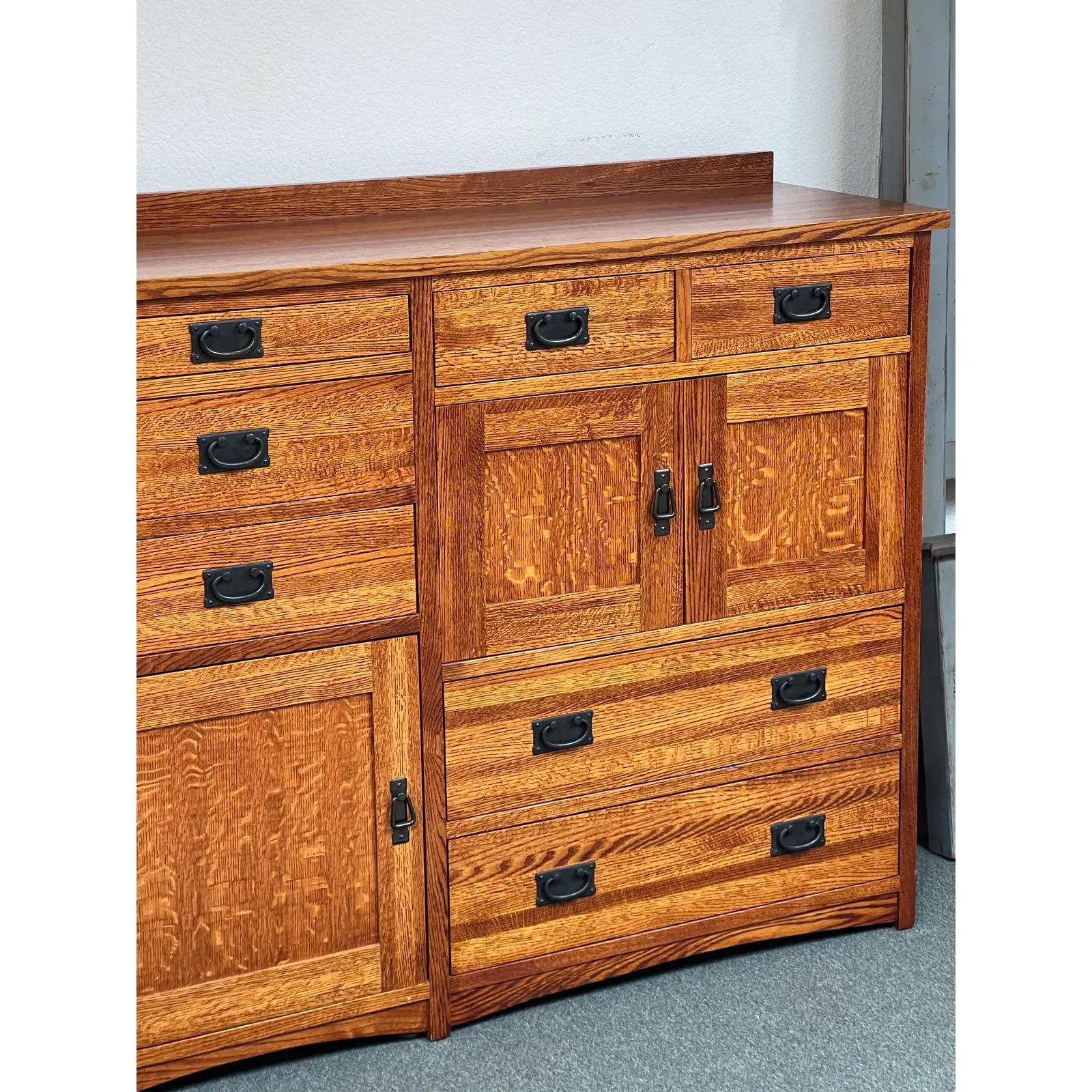 Felt Michael Vermillion for Restoration Hardware Mission Style Chest Golden Oak Cedar