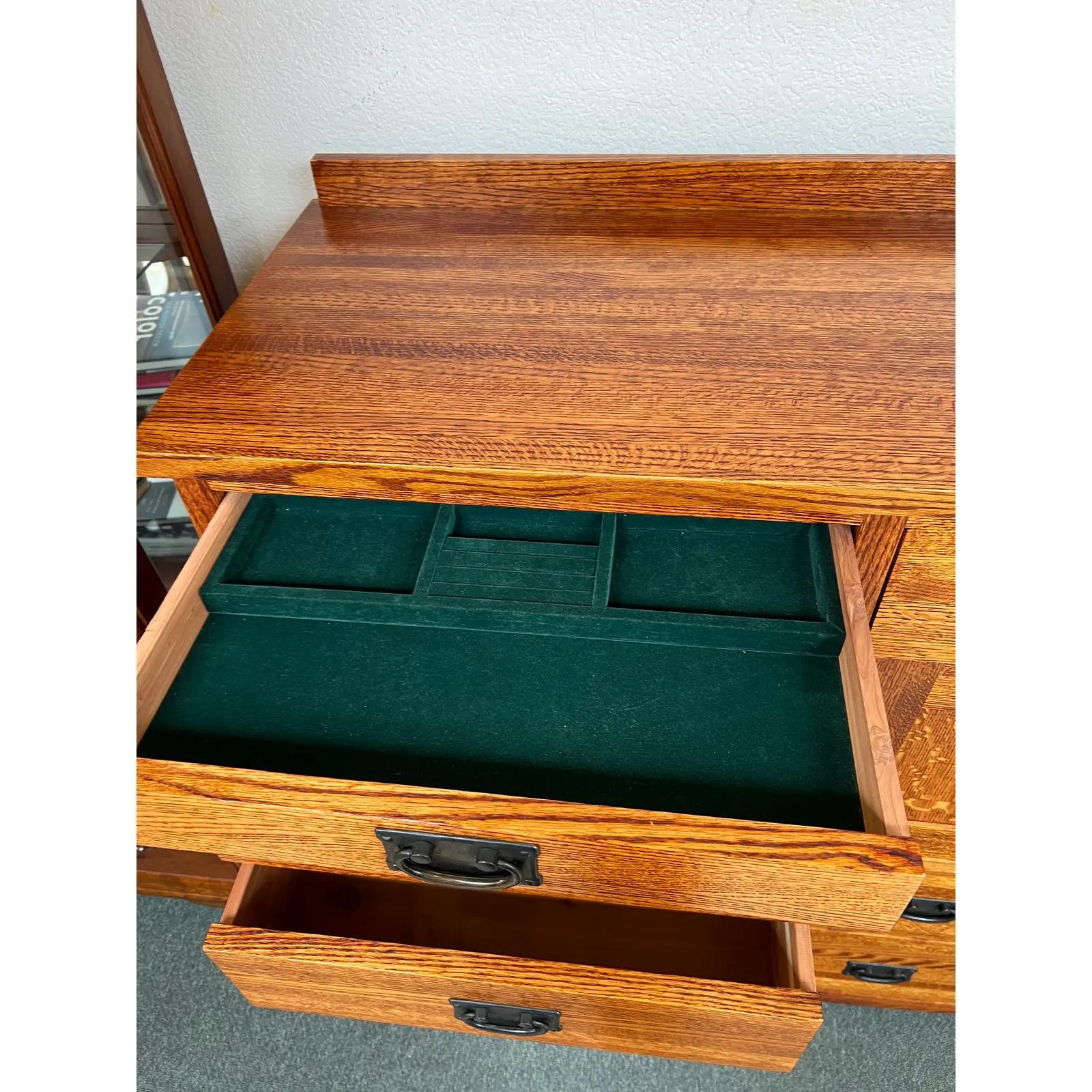 Michael Vermillion for Restoration Hardware Mission Style Chest Golden Oak Cedar 1