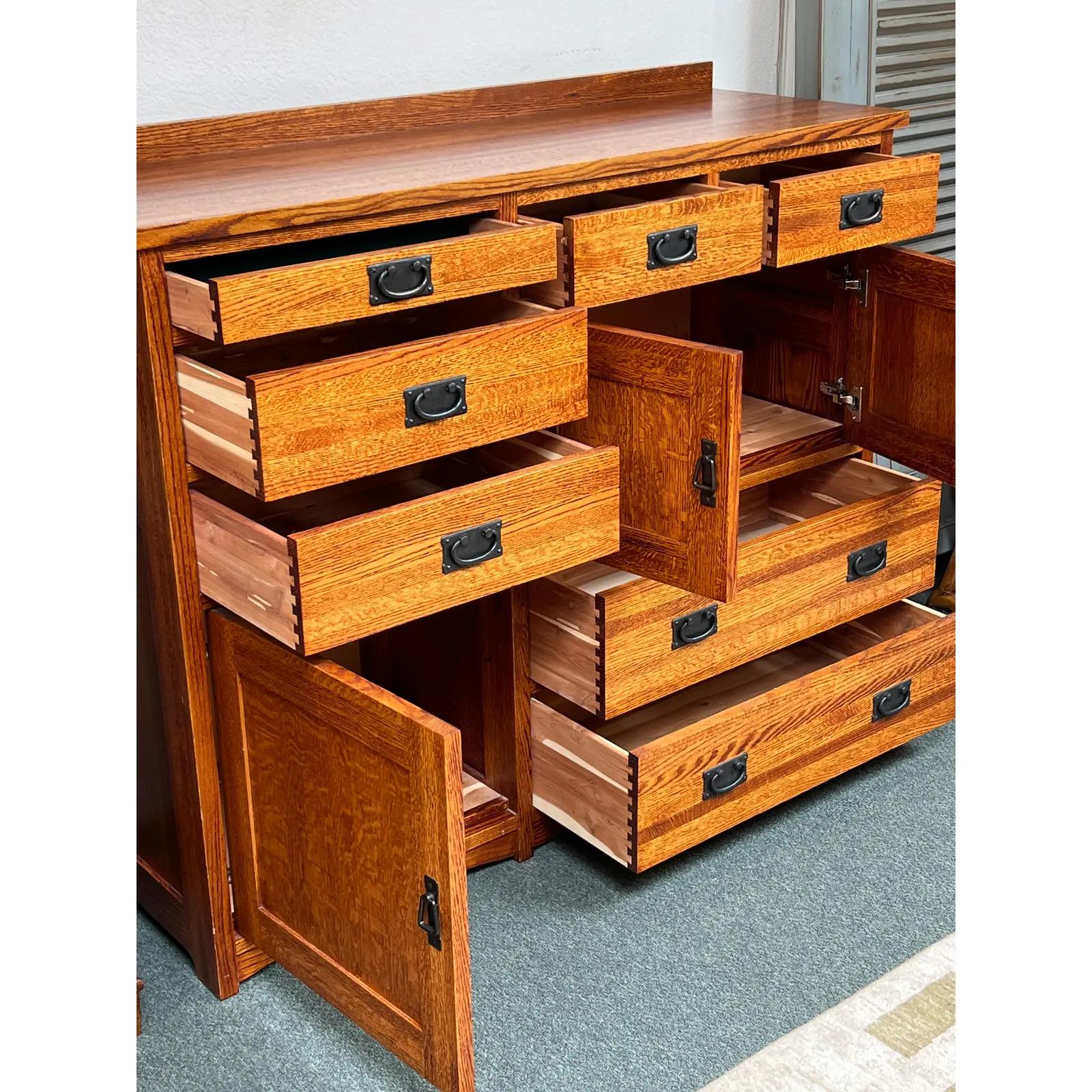 Michael Vermillion for Restoration Hardware Mission Style Chest Golden Oak Cedar 2