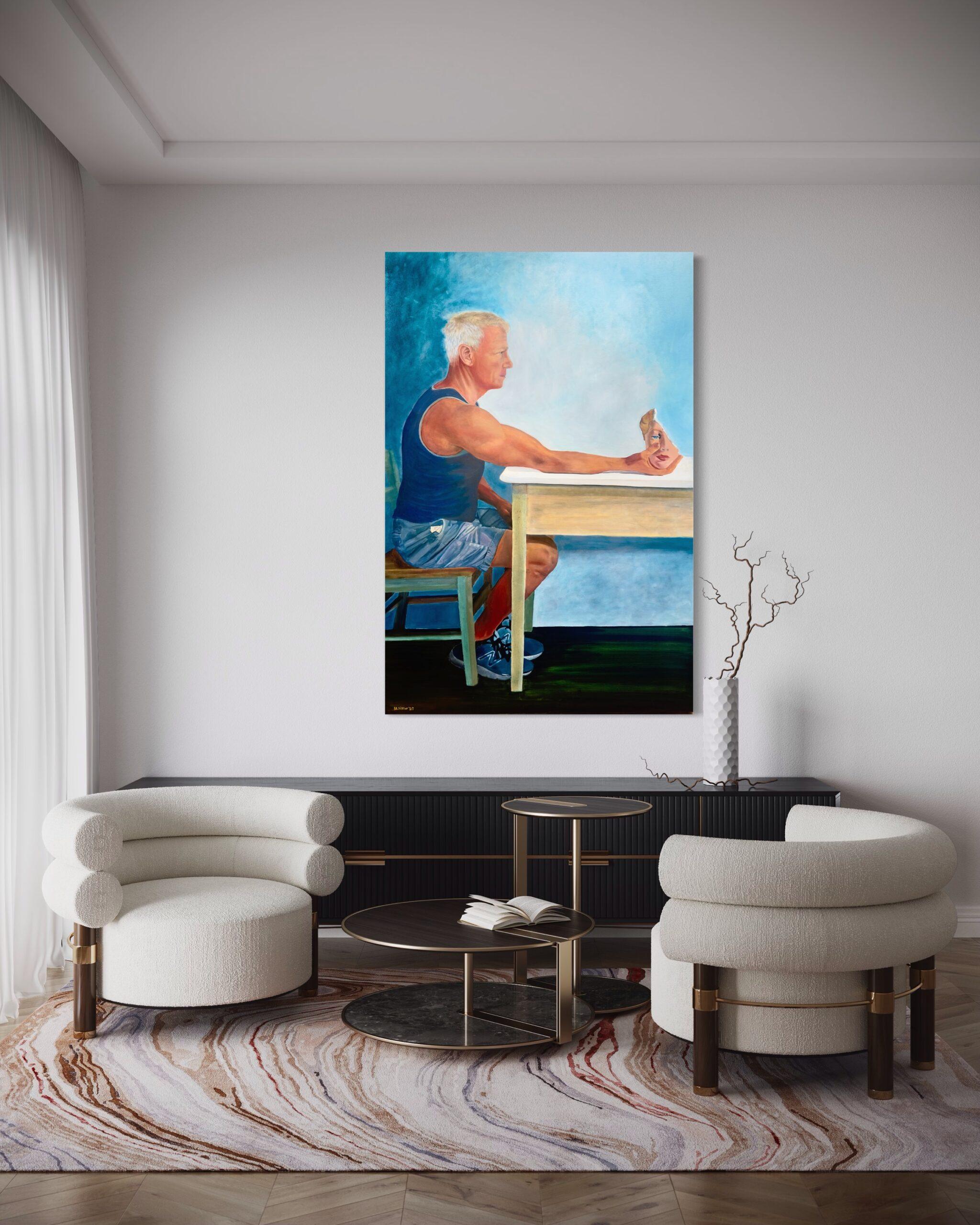 Non Quite ici - Painting de Michael Vilkin