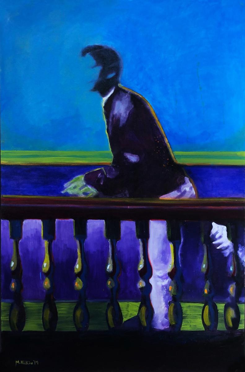 Figurative Painting de Michael Vilkin - Corre hacia mí