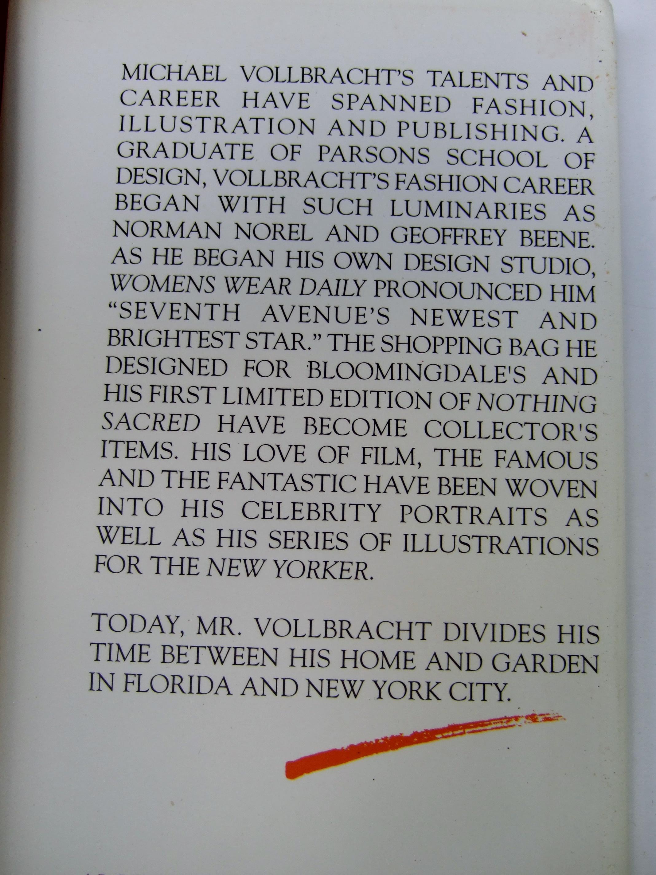 Michael Vollbracht's Nothing Sacred Hard Cover Celebrity Portrait Book c 2000 15