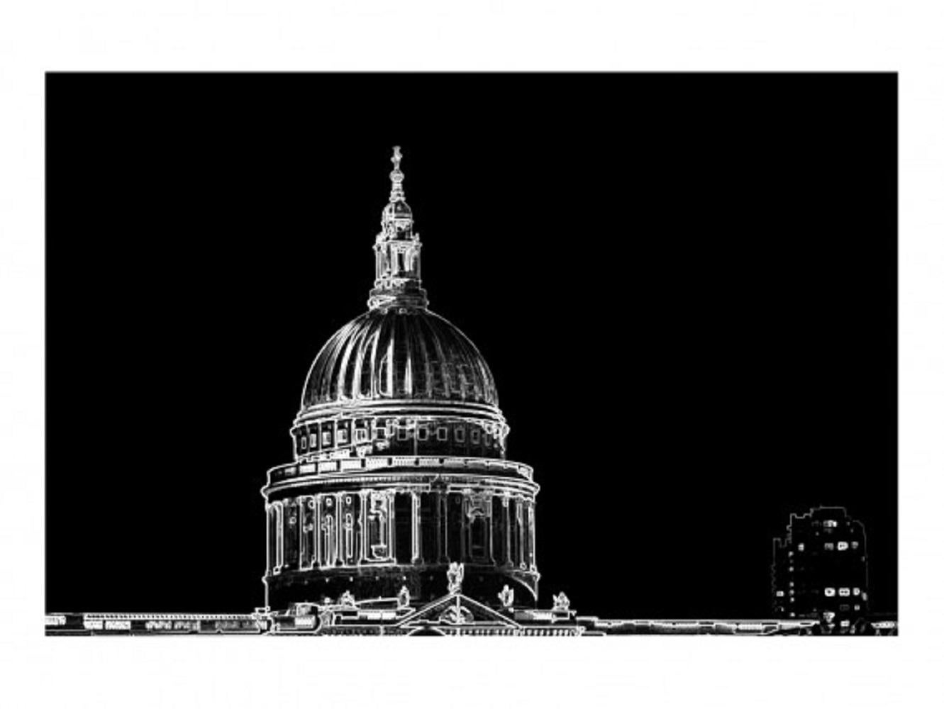 St Paul’s, Black, Limited edition black and white  For Sale 3