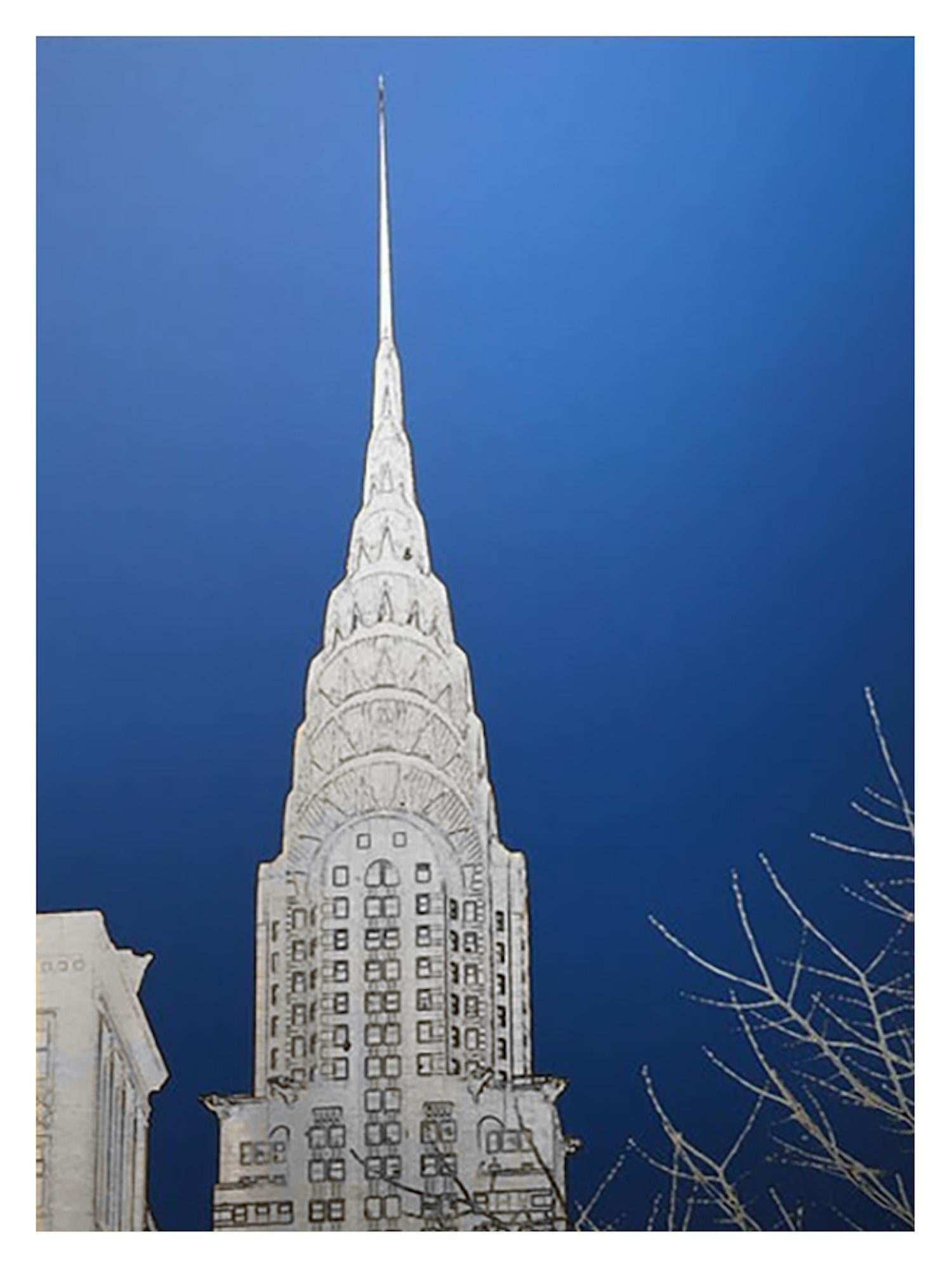 Chrysler Building, limited edition print, architectural art, cityscape art For Sale 1