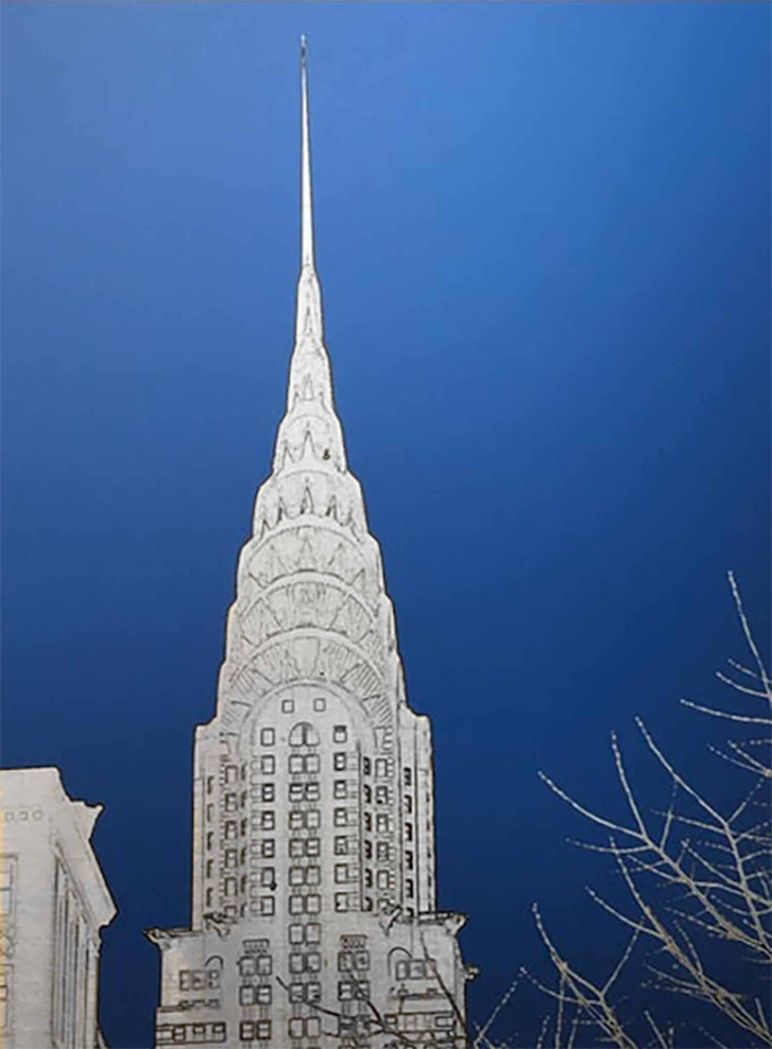 Michael Wallner Landscape Print - Chrysler Building, limited edition print, architectural art, cityscape art