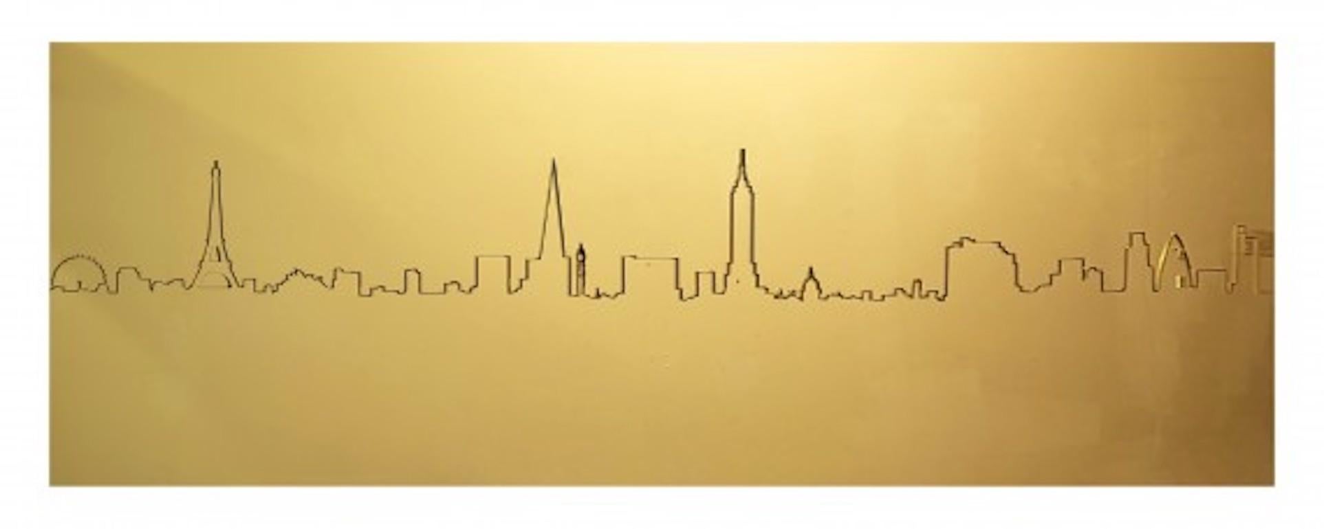 Michael Wallner Landscape Print - City of Surprises 2, limited edition print, cityscape, London