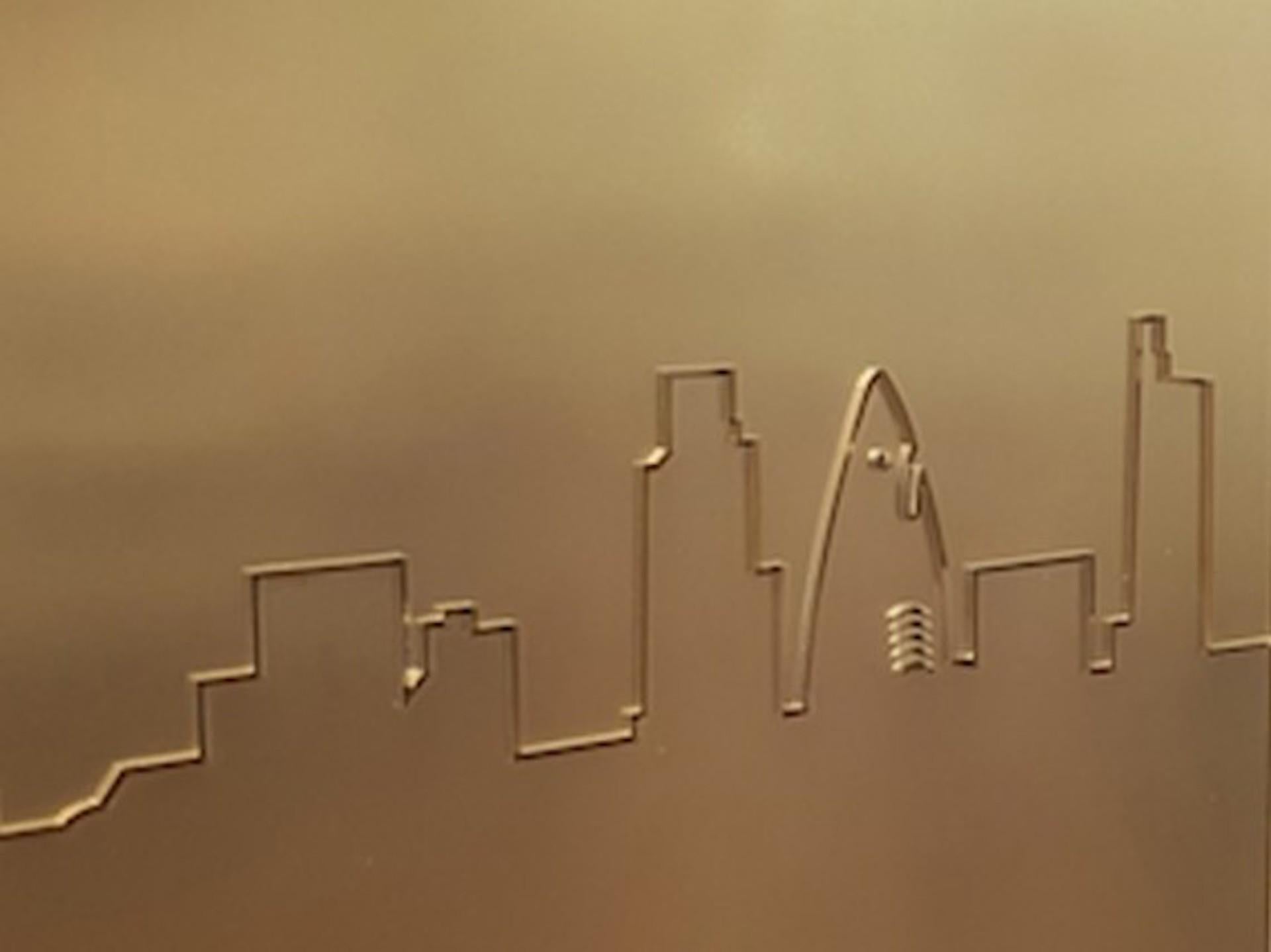 City of Surprises, Cityscape Art, Art contemporain minimaliste de Londres, Art ligne en vente 1