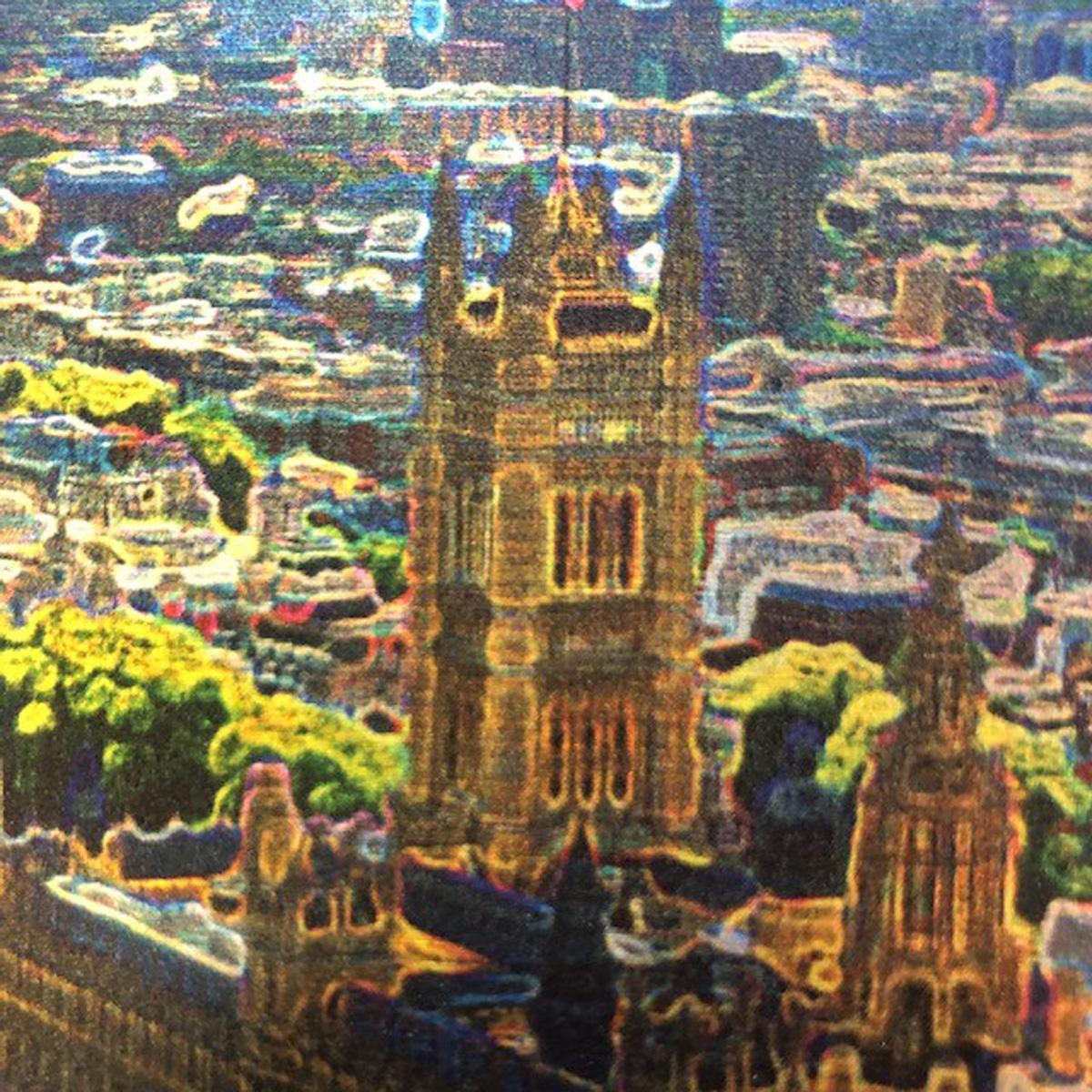 Little London: Houses of Parliament, Michael Wallner, Limited Edition Cityscape  For Sale 5