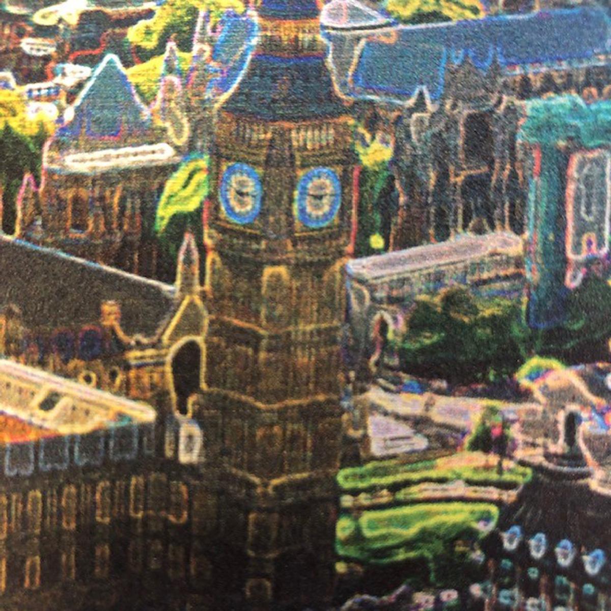 Little London: Houses of Parliament, Michael Wallner, Limited Edition Cityscape  For Sale 6
