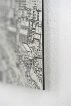 Manhattan From Above 2, limited edition print, New York, landscape print