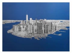 Manhattan From Above, Limited edition cityscape print