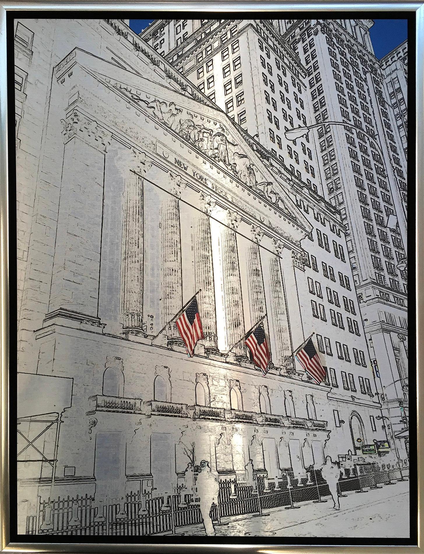 Michael Wallner Landscape Print - New York Stock Exchange
