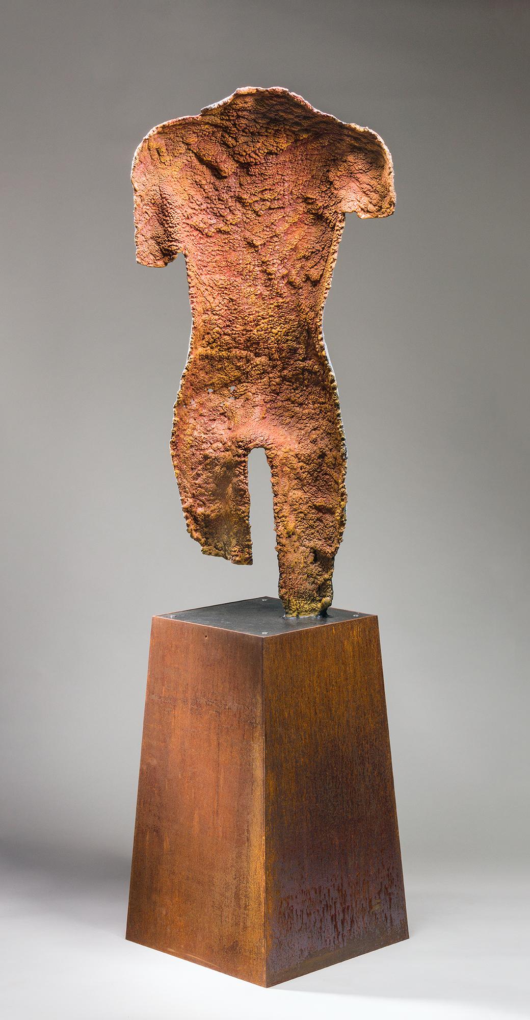 Memento-Mori n° 3,68 pouces de haut bronze - Contemporain Sculpture par Michael Warrick