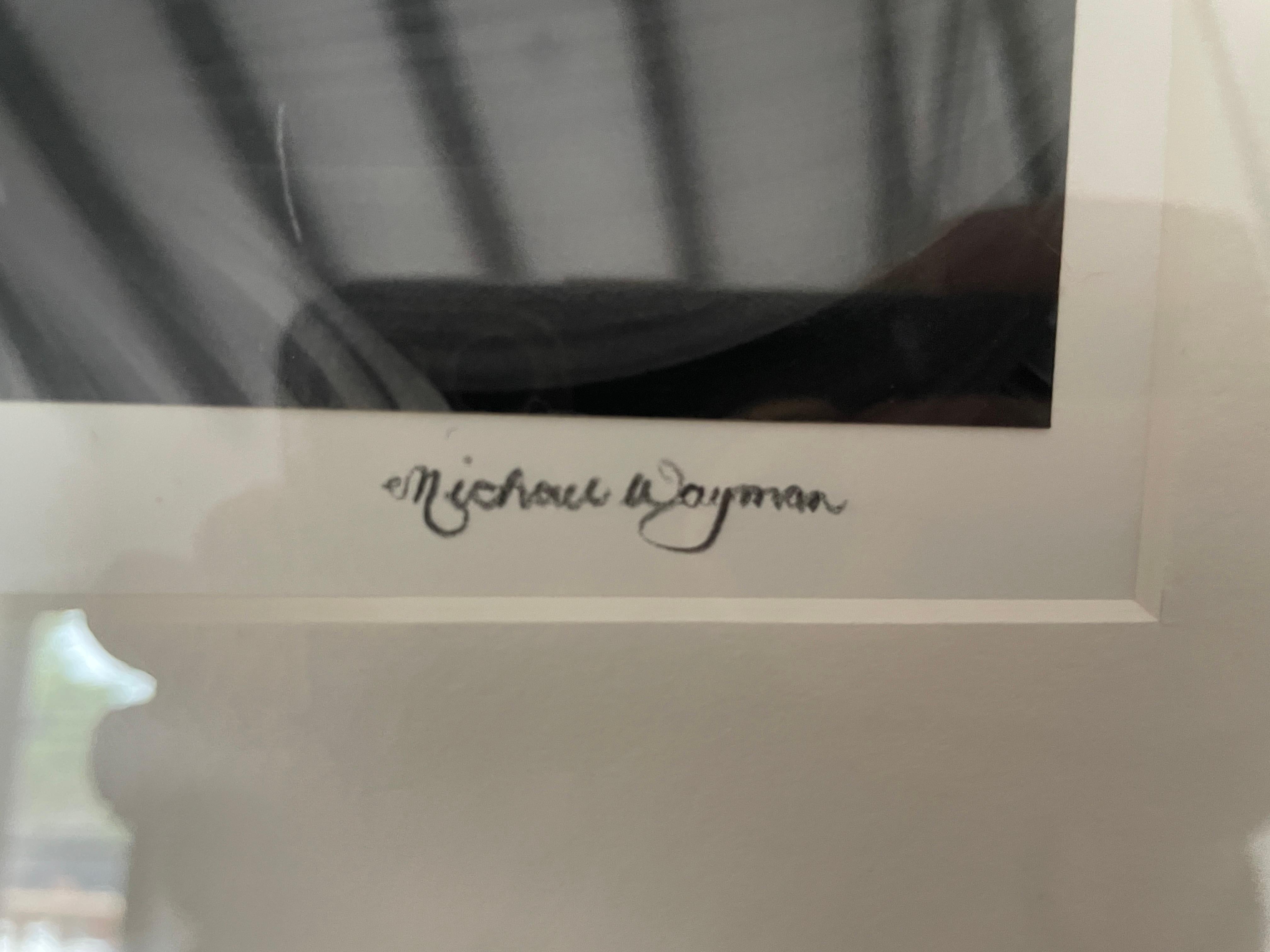 Hand printed by artist.
Framed in classic Ansel Adams style: Plexiglass with gun metal frame. 
Beautifully description of title and signature on recto.